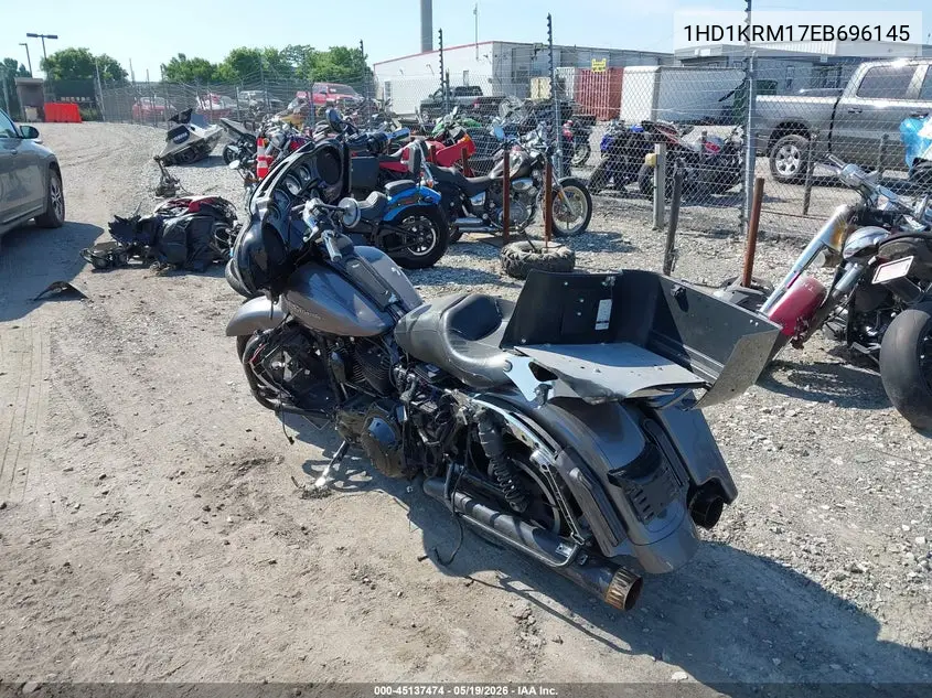 2014 Harley-Davidson Flhxs Street Glide Special VIN: 1HD1KRM17EB696145 Lot: 45137474