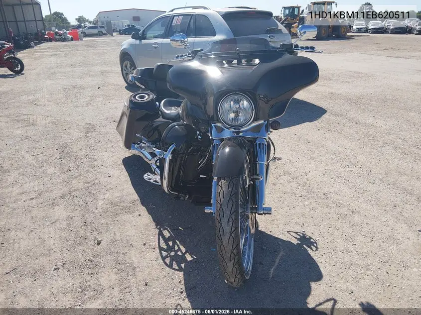 2014 Harley-Davidson Flhx Street Glide VIN: 1HD1KBM11EB620511 Lot: 45246675