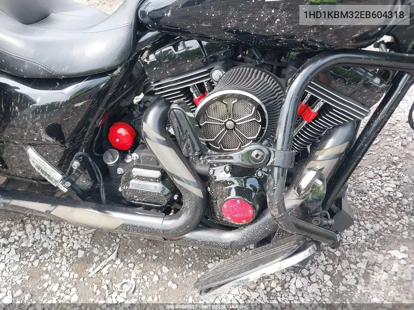 2014 Harley-Davidson Flhx Street Glide VIN: 1HD1KBM32EB604318 Lot: 45341527