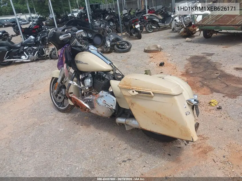 2014 Harley-Davidson Flhxs Street Glide Special VIN: 1HD1KRM1XEB626171 Lot: 45387600