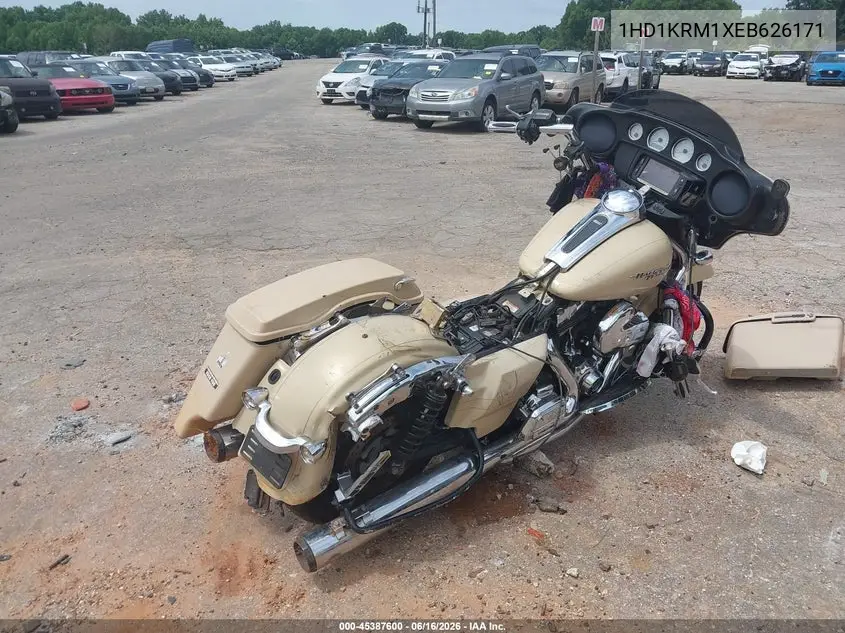 2014 Harley-Davidson Flhxs Street Glide Special VIN: 1HD1KRM1XEB626171 Lot: 45387600