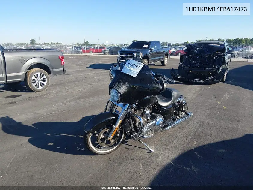 2014 Harley-Davidson Flhx Street Glide VIN: 1HD1KBM14EB617473 Lot: 45405167