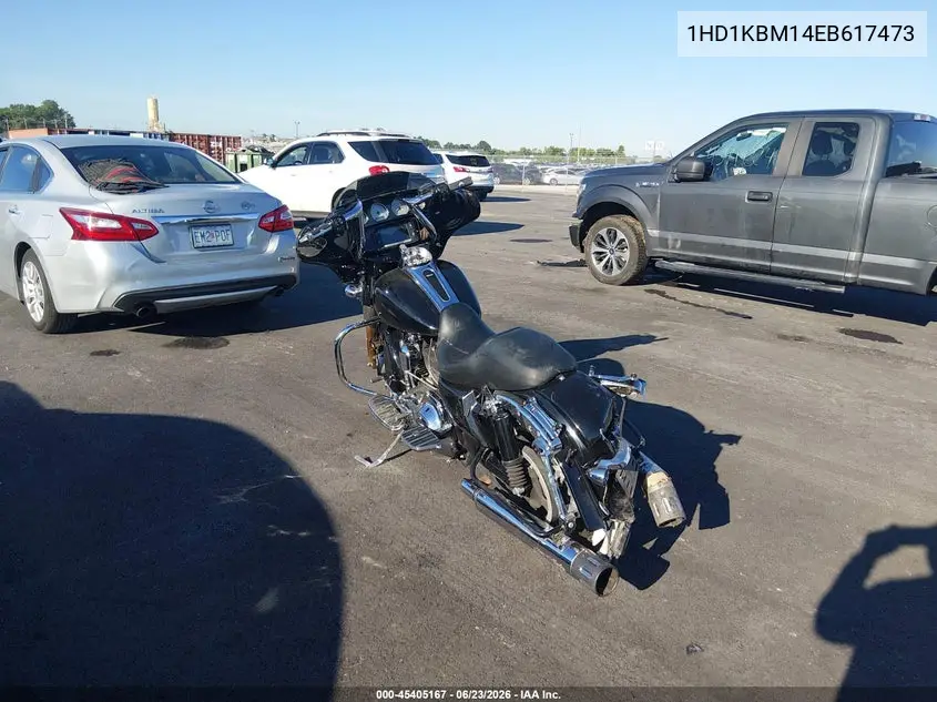 2014 Harley-Davidson Flhx Street Glide VIN: 1HD1KBM14EB617473 Lot: 45405167