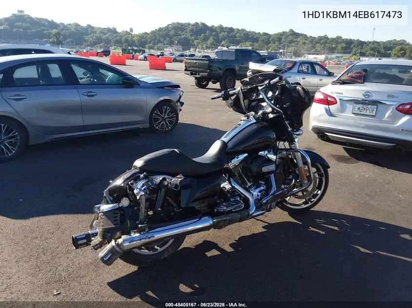 2014 Harley-Davidson Flhx Street Glide VIN: 1HD1KBM14EB617473 Lot: 45405167