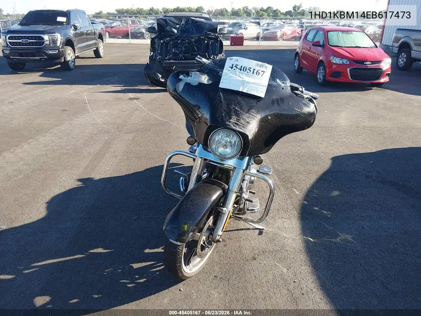 2014 Harley-Davidson Flhx Street Glide VIN: 1HD1KBM14EB617473 Lot: 45405167