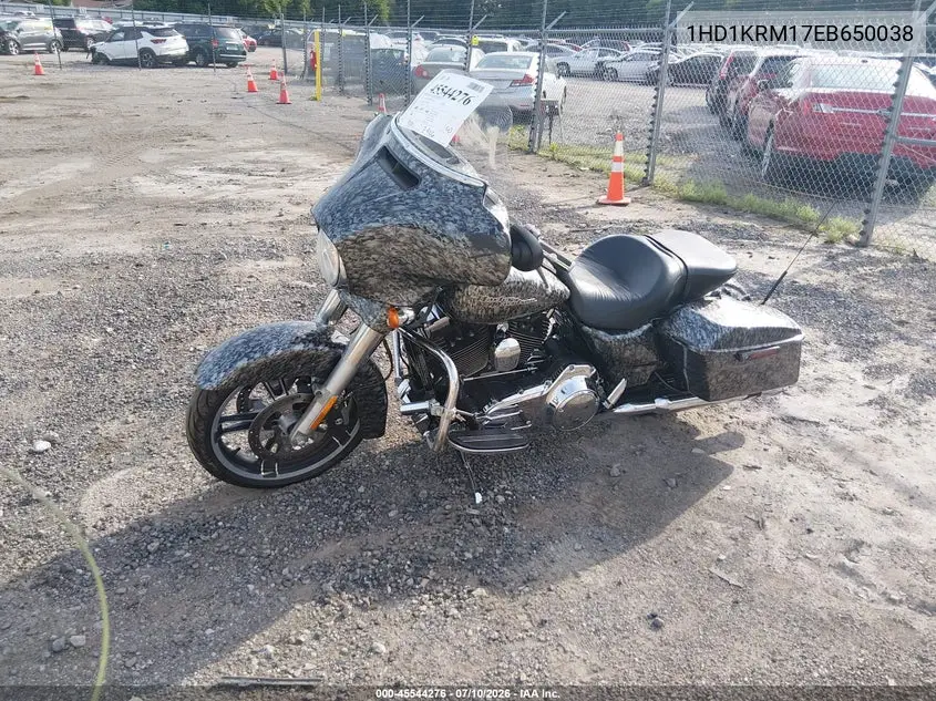 2014 Harley-Davidson Flhxs Street Glide Special VIN: 1HD1KRM17EB650038 Lot: 45544276