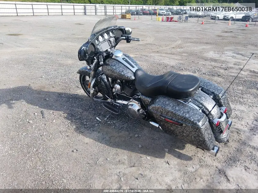 2014 Harley-Davidson Flhxs Street Glide Special VIN: 1HD1KRM17EB650038 Lot: 45544276
