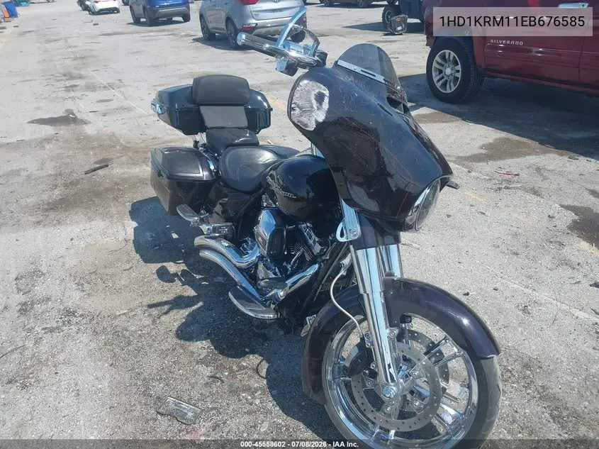 2014 Harley-Davidson Flhxs Street Glide Special VIN: 1HD1KRM11EB676585 Lot: 45558602