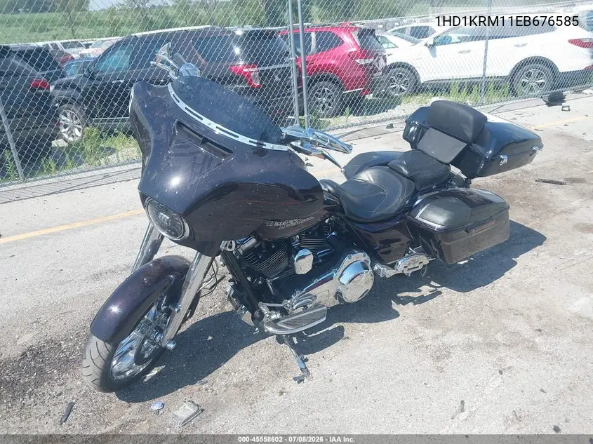 2014 Harley-Davidson Flhxs Street Glide Special VIN: 1HD1KRM11EB676585 Lot: 45558602