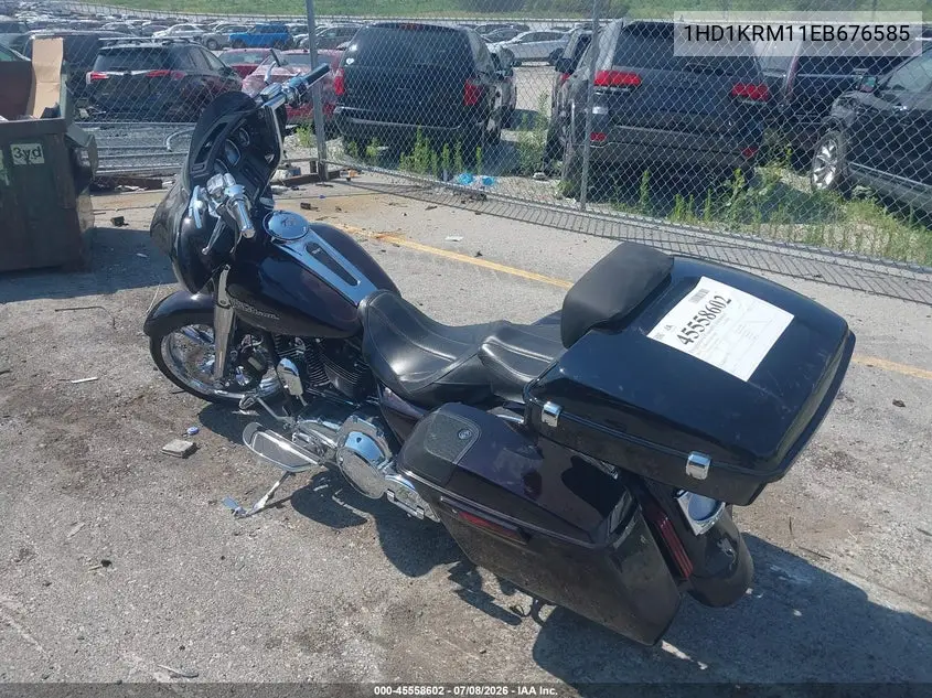 2014 Harley-Davidson Flhxs Street Glide Special VIN: 1HD1KRM11EB676585 Lot: 45558602