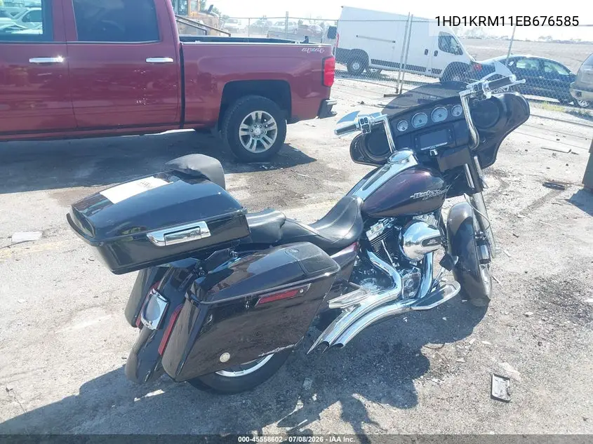 2014 Harley-Davidson Flhxs Street Glide Special VIN: 1HD1KRM11EB676585 Lot: 45558602