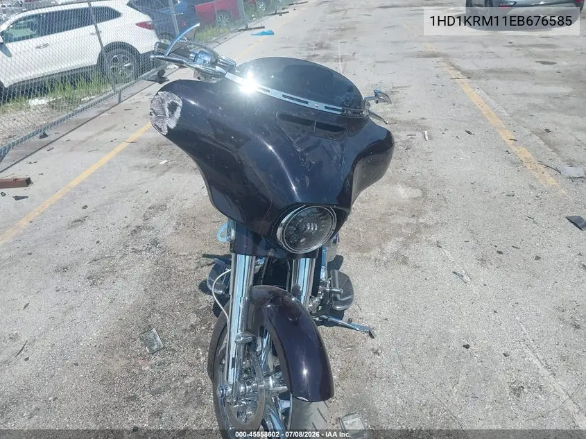 2014 Harley-Davidson Flhxs Street Glide Special VIN: 1HD1KRM11EB676585 Lot: 45558602