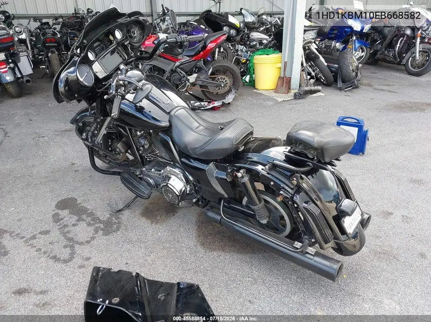 2014 Harley-Davidson Flhx Street Glide VIN: 1HD1KBM10EB668582 Lot: 45588854