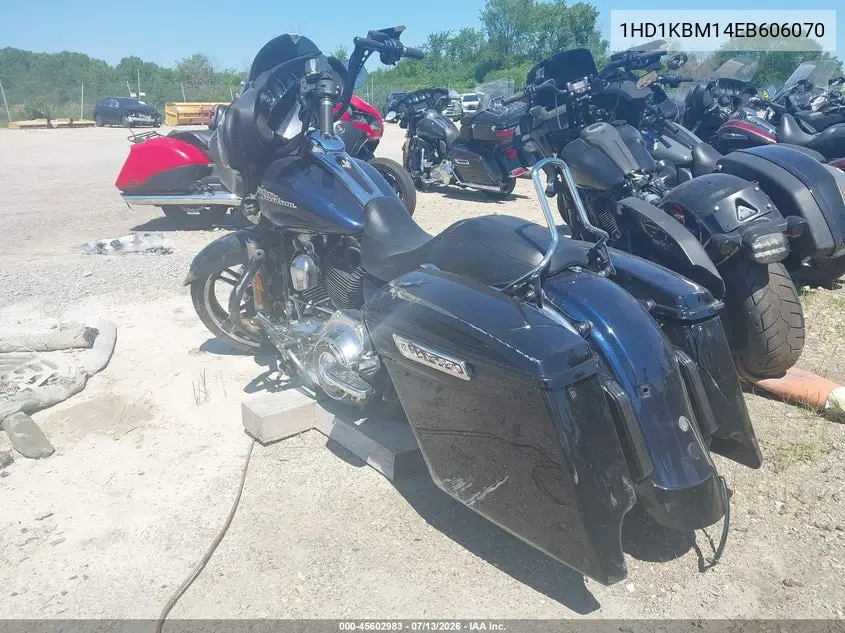 2014 Harley-Davidson Flhx Street Glide VIN: 1HD1KBM14EB606070 Lot: 45602983
