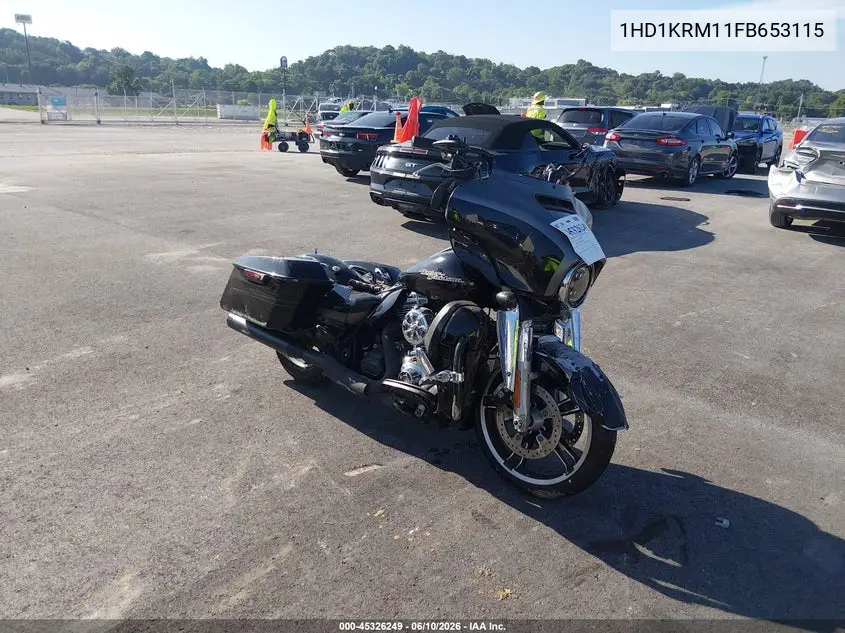 2015 Harley-Davidson Flhxs Street Glide Special VIN: 1HD1KRM11FB653115 Lot: 45326249