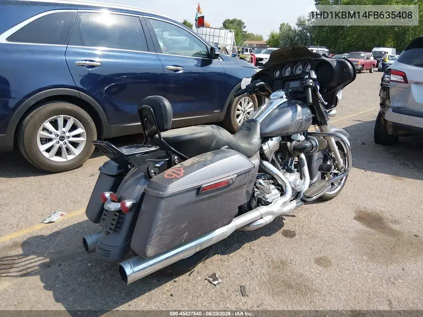2015 Harley-Davidson Flhx Street Glide VIN: 1HD1KBM14FB635408 Lot: 45427540