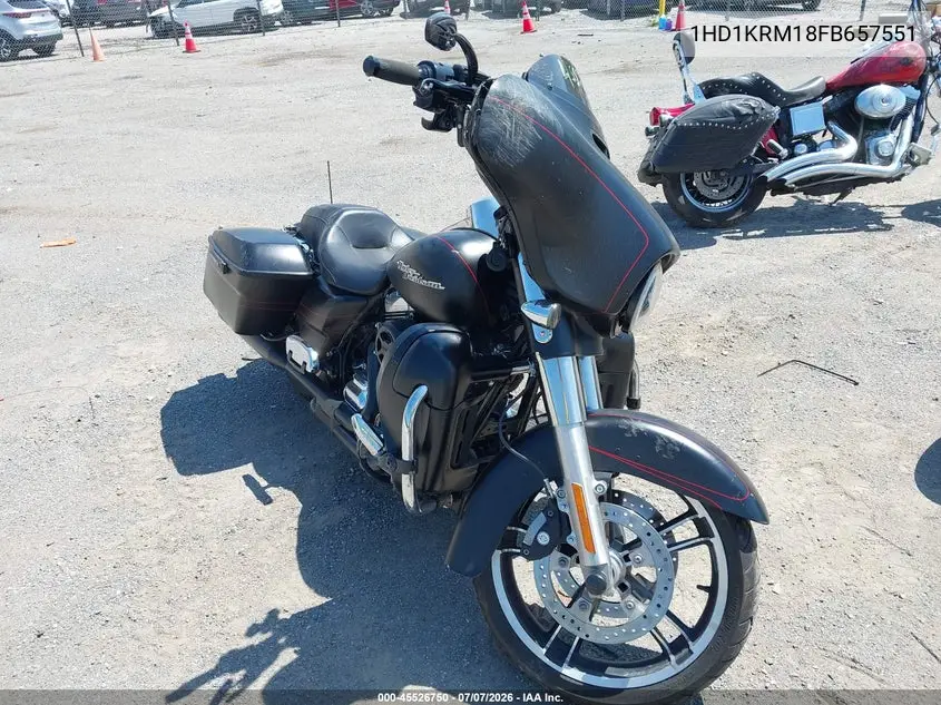 2015 Harley-Davidson Flhxs Street Glide Special VIN: 1HD1KRM18FB657551 Lot: 45526750