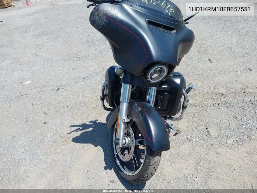 2015 Harley-Davidson Flhxs Street Glide Special VIN: 1HD1KRM18FB657551 Lot: 45526750