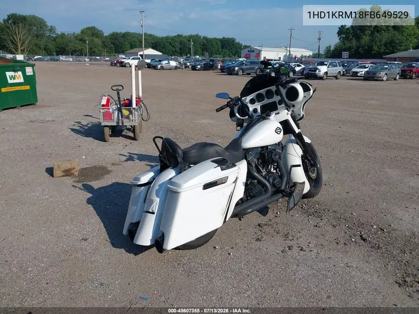 2015 Harley-Davidson Flhxs Street Glide Special VIN: 1HD1KRM18FB649529 Lot: 45607355