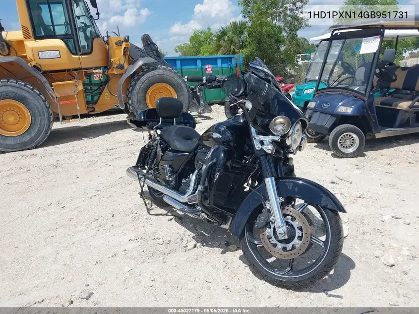 2016 Harley-Davidson Flhxse Cvo Street Glide VIN: 1HD1PXN14GB951731 Lot: 45027179