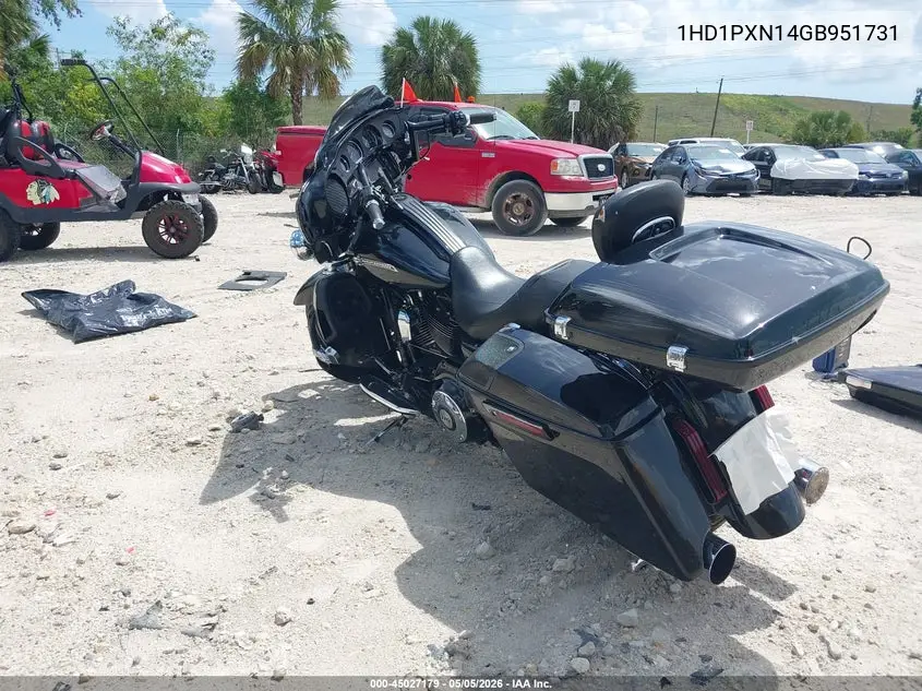 2016 Harley-Davidson Flhxse Cvo Street Glide VIN: 1HD1PXN14GB951731 Lot: 45027179