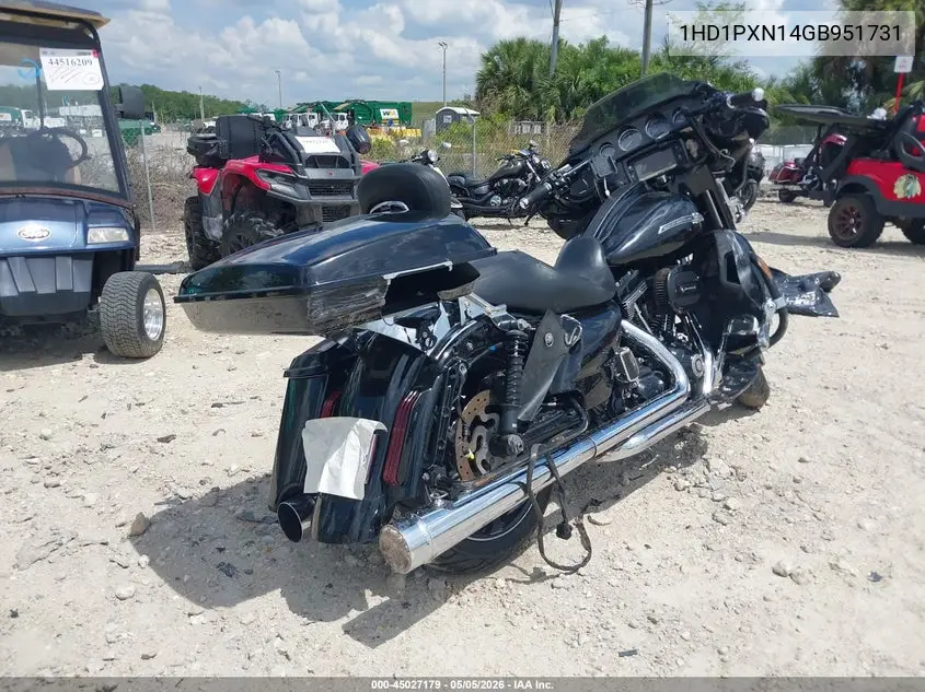 2016 Harley-Davidson Flhxse Cvo Street Glide VIN: 1HD1PXN14GB951731 Lot: 45027179