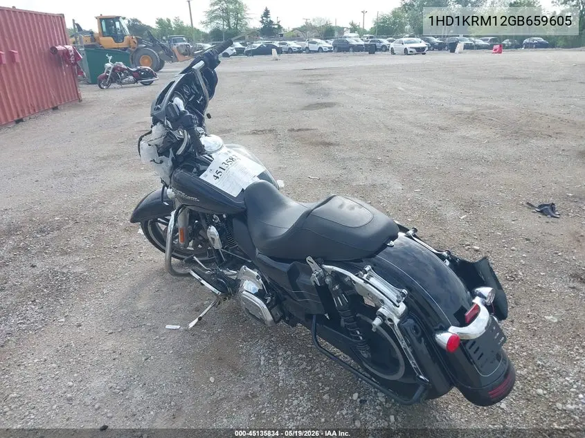 2016 Harley-Davidson Flhxs Street Glide Special VIN: 1HD1KRM12GB659605 Lot: 45135834