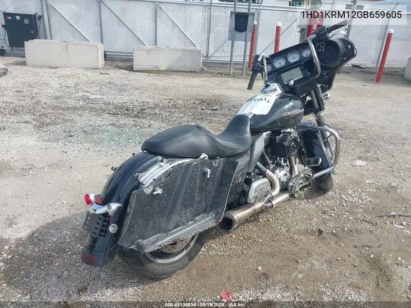 2016 Harley-Davidson Flhxs Street Glide Special VIN: 1HD1KRM12GB659605 Lot: 45135834