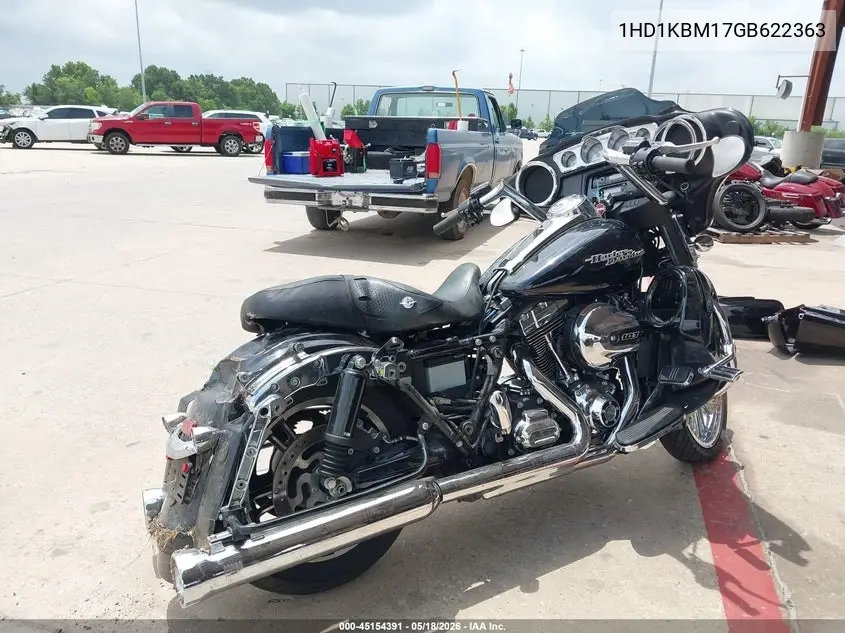 2016 Harley-Davidson Flhx Street Glide VIN: 1HD1KBM17GB622363 Lot: 45154391