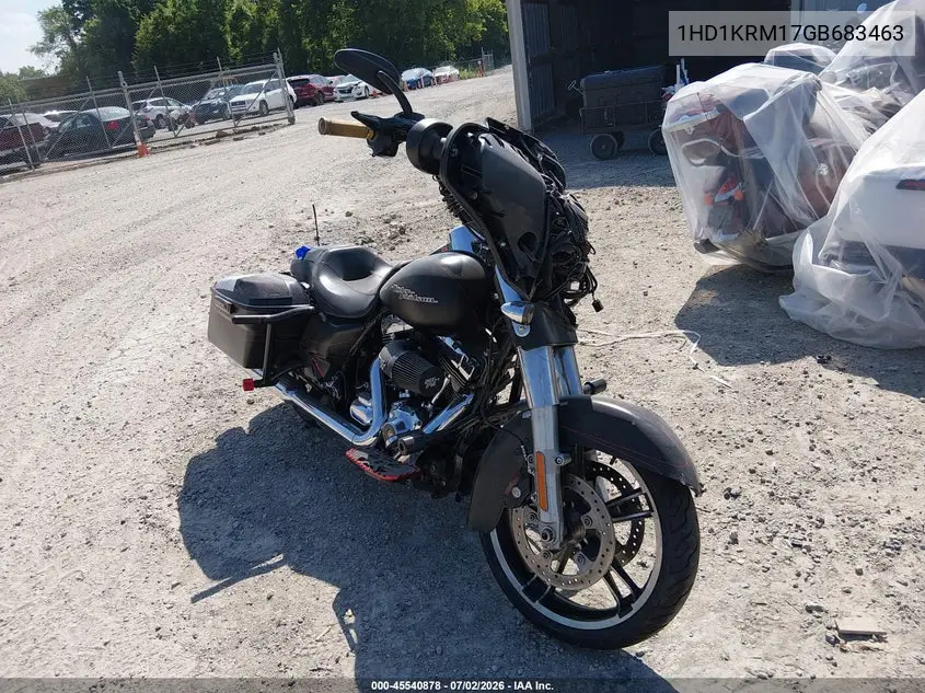 2016 Harley-Davidson Flhxs Street Glide Special VIN: 1HD1KRM17GB683463 Lot: 45540878