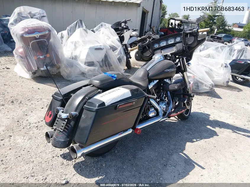 2016 Harley-Davidson Flhxs Street Glide Special VIN: 1HD1KRM17GB683463 Lot: 45540878