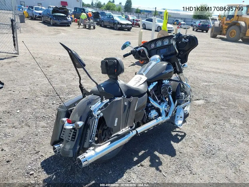 2016 Harley-Davidson Flhx Street Glide VIN: 1HD1KBM17GB685799 Lot: 45596000