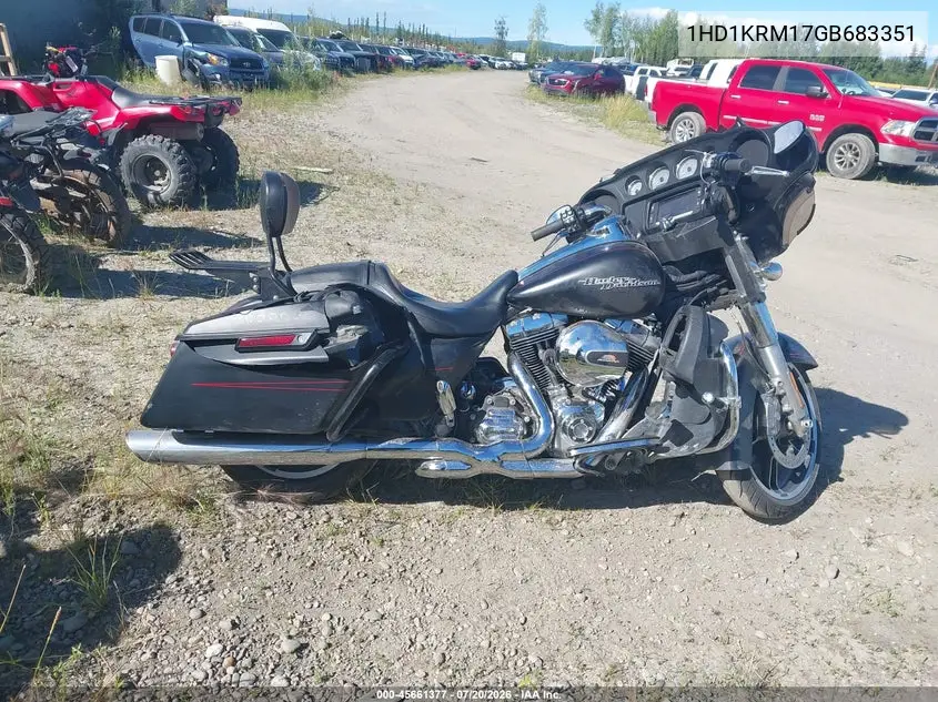 2016 Harley-Davidson Flhxs Street Glide Special VIN: 1HD1KRM17GB683351 Lot: 45661377