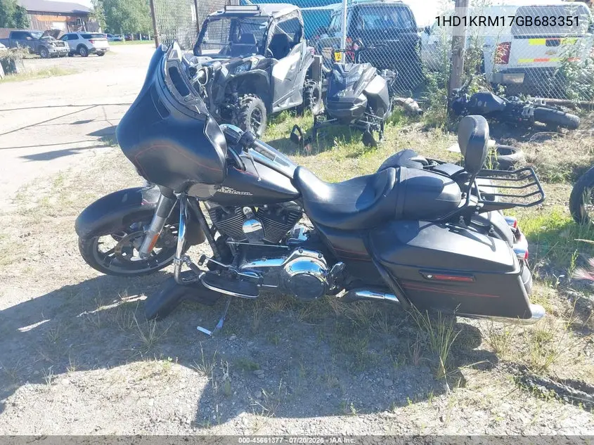 2016 Harley-Davidson Flhxs Street Glide Special VIN: 1HD1KRM17GB683351 Lot: 45661377