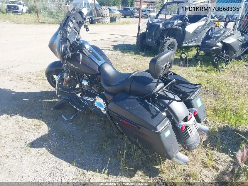 2016 Harley-Davidson Flhxs Street Glide Special VIN: 1HD1KRM17GB683351 Lot: 45661377