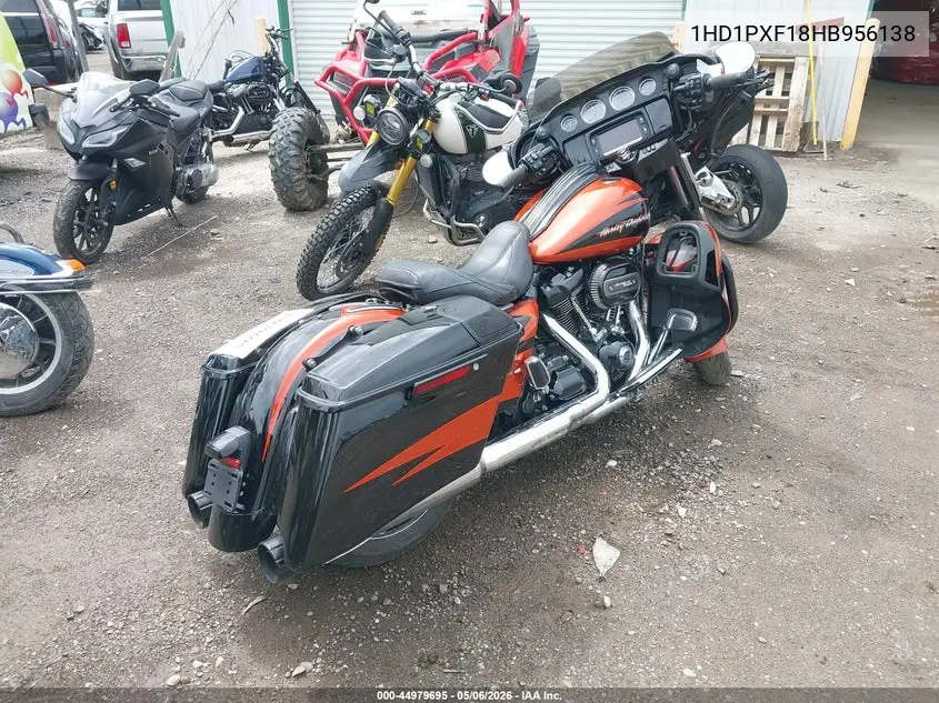 2017 Harley-Davidson Flhxse Cvo Street Glide VIN: 1HD1PXF18HB956138 Lot: 44979695