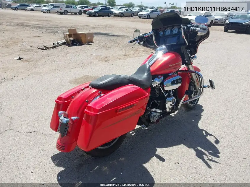 2017 Harley-Davidson Flhxs Street Glide Special VIN: 1HD1KRC11HB684417 Lot: 44991173