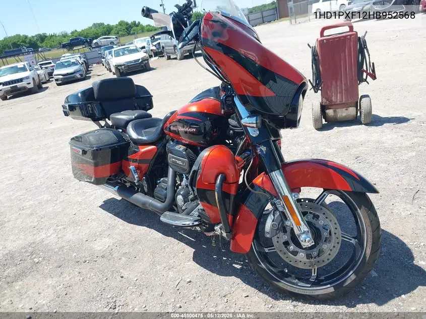2017 Harley-Davidson Flhxse Cvo Street Glide VIN: 1HD1PXF12HB952568 Lot: 45100475