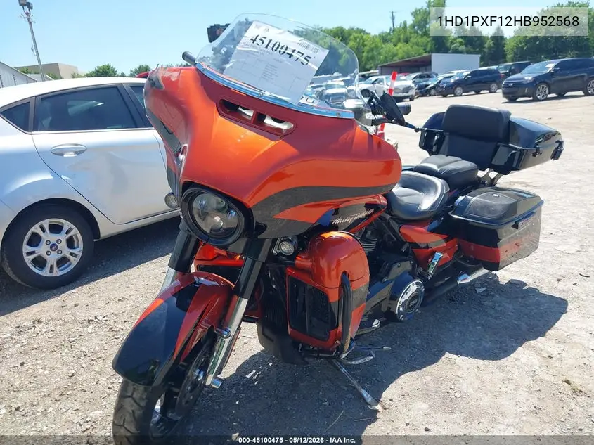 2017 Harley-Davidson Flhxse Cvo Street Glide VIN: 1HD1PXF12HB952568 Lot: 45100475