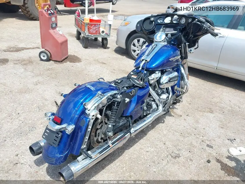 2017 Harley-Davidson Flhxs Street Glide Special VIN: 1HD1KRC12HB683969 Lot: 45216590