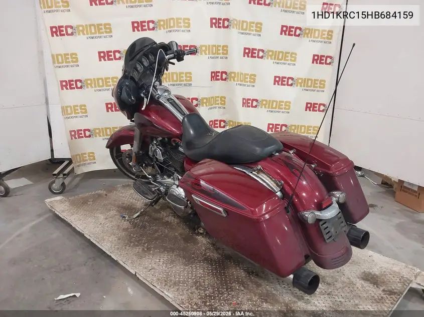 2017 Harley-Davidson Flhxs Street Glide Special VIN: 1HD1KRC15HB684159 Lot: 45250908