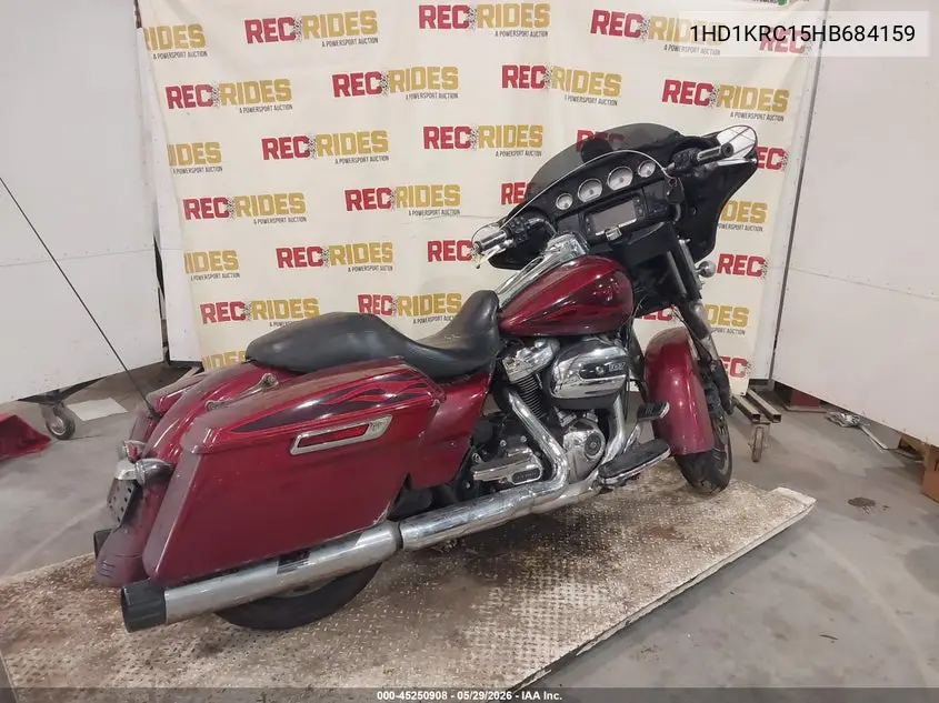 2017 Harley-Davidson Flhxs Street Glide Special VIN: 1HD1KRC15HB684159 Lot: 45250908