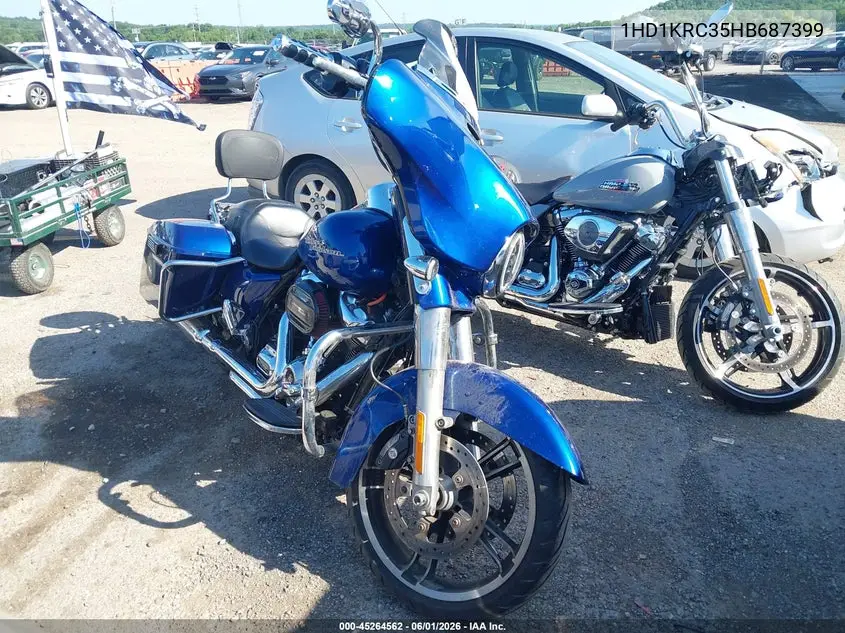 2017 Harley-Davidson Flhxs Street Glide Special VIN: 1HD1KRC35HB687399 Lot: 45264562