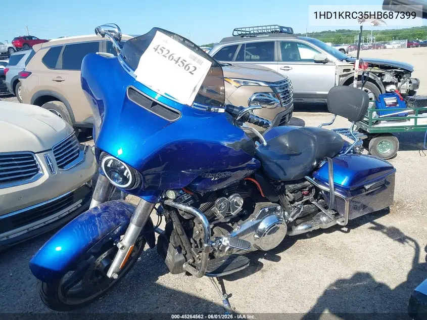 2017 Harley-Davidson Flhxs Street Glide Special VIN: 1HD1KRC35HB687399 Lot: 45264562
