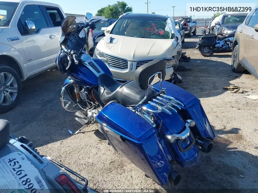 2017 Harley-Davidson Flhxs Street Glide Special VIN: 1HD1KRC35HB687399 Lot: 45264562
