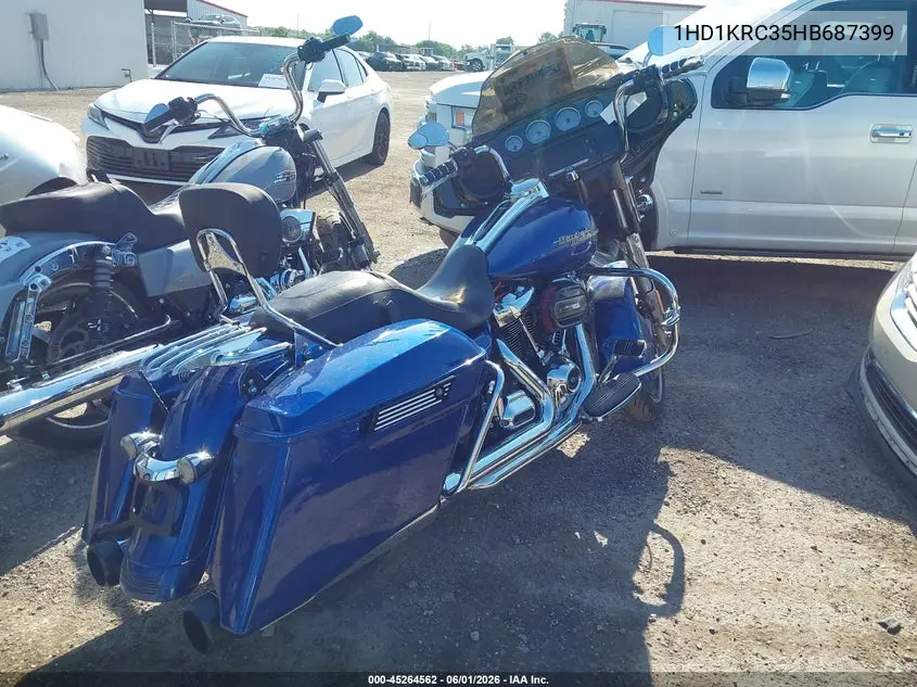 2017 Harley-Davidson Flhxs Street Glide Special VIN: 1HD1KRC35HB687399 Lot: 45264562