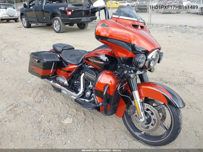2017 Harley-Davidson Flhxse Cvo Street Glide VIN: 1HD1PXF17HB961489 Lot: 45497251