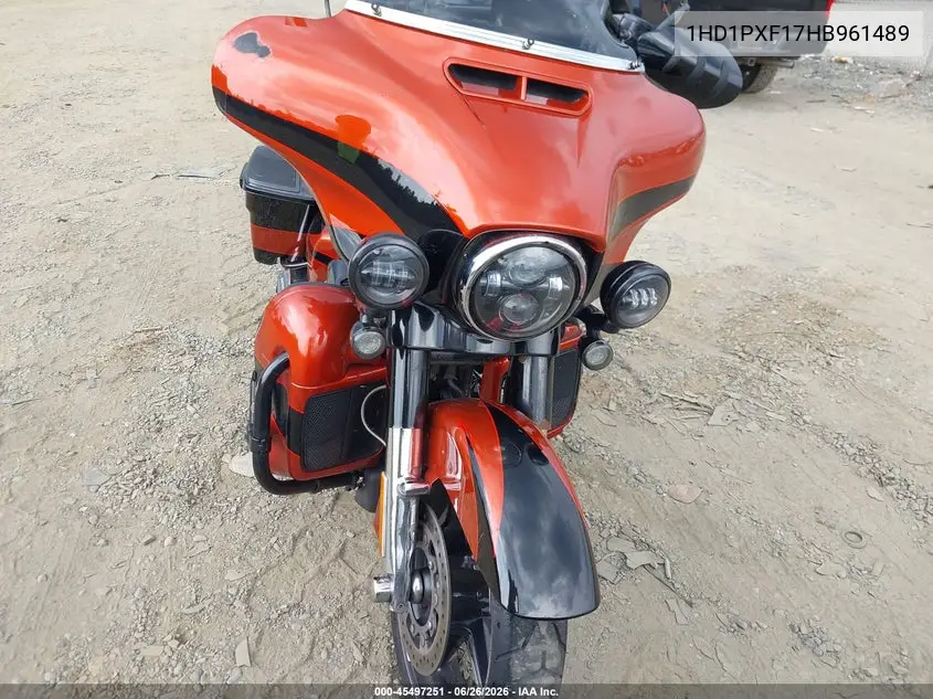 2017 Harley-Davidson Flhxse Cvo Street Glide VIN: 1HD1PXF17HB961489 Lot: 45497251