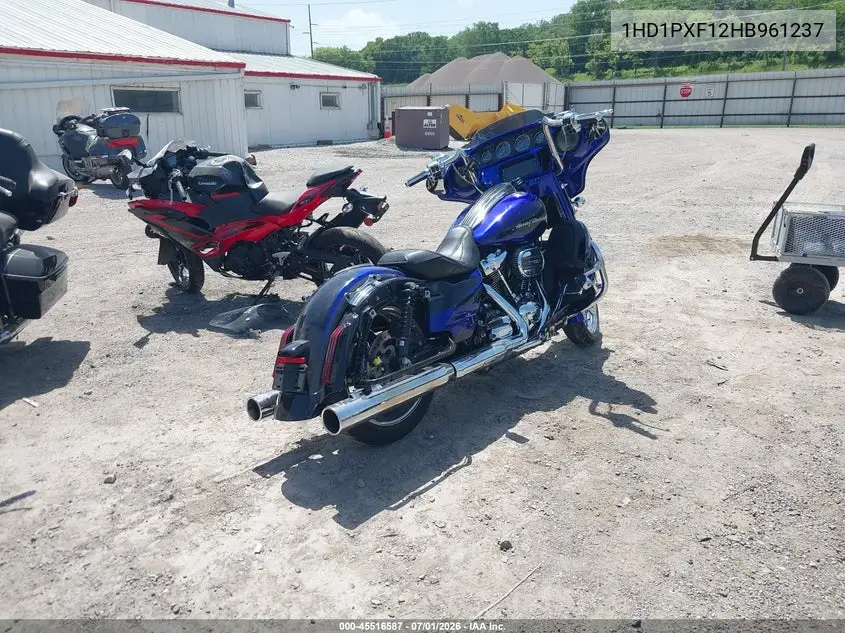 2017 Harley-Davidson Flhxse Cvo Street Glide VIN: 1HD1PXF12HB961237 Lot: 45516587