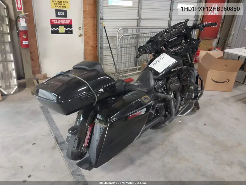 2017 Harley-Davidson Flhxse Cvo Street Glide VIN: 1HD1PXF12HB960850 Lot: 45567012